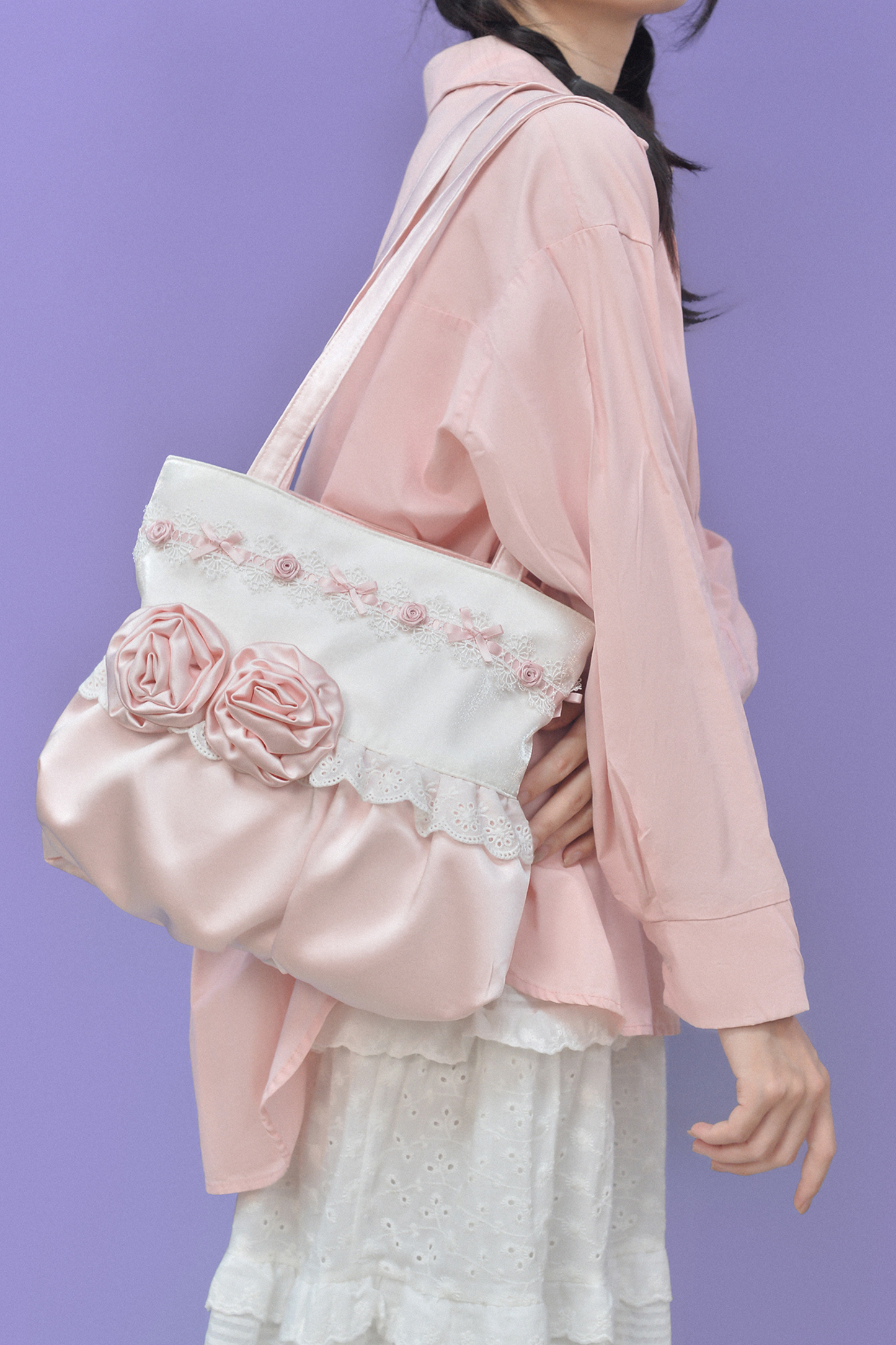 Peach Rose Lolita Bag