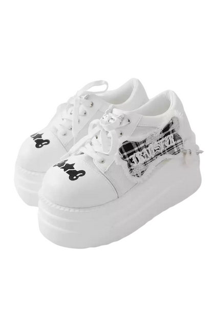 Rock and Roll Subculture Platform Sneakers