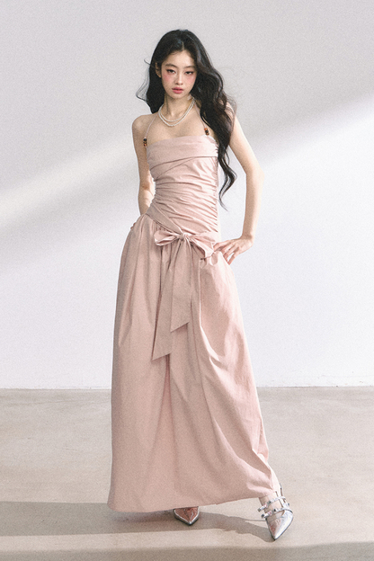 Halter Neck Long Dress
