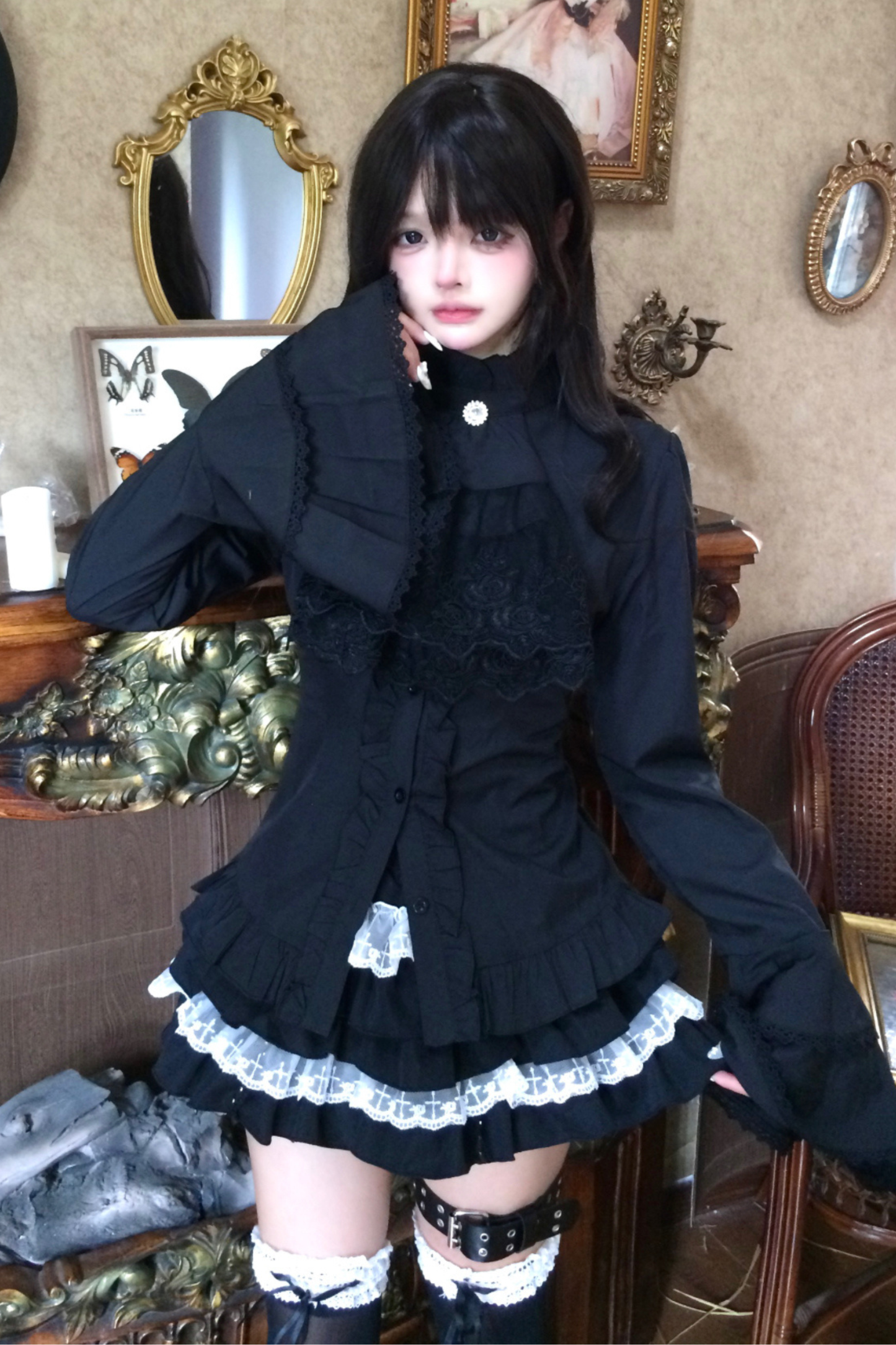 Gothic Shirt + Skirt