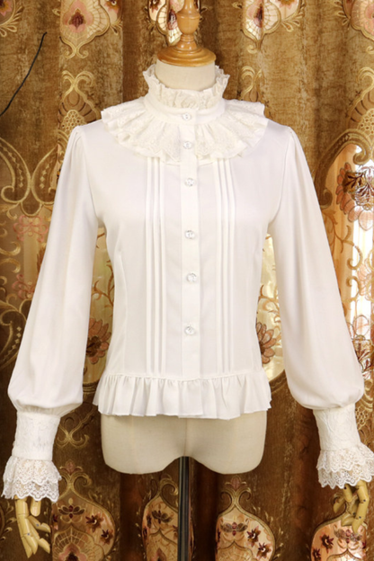 Neck Retro Chiffon Lolita Blouse