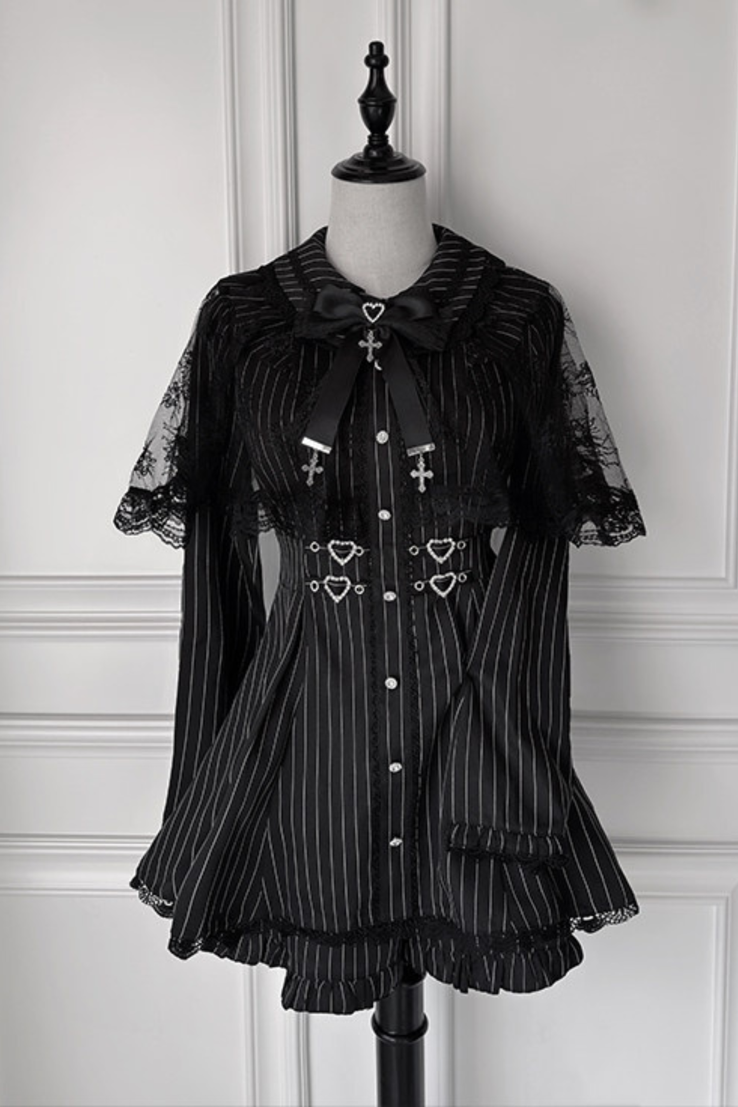 Lace Cape Dress + Shorts