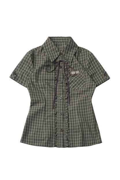 Army Girl Shirt + Vest + Skirt