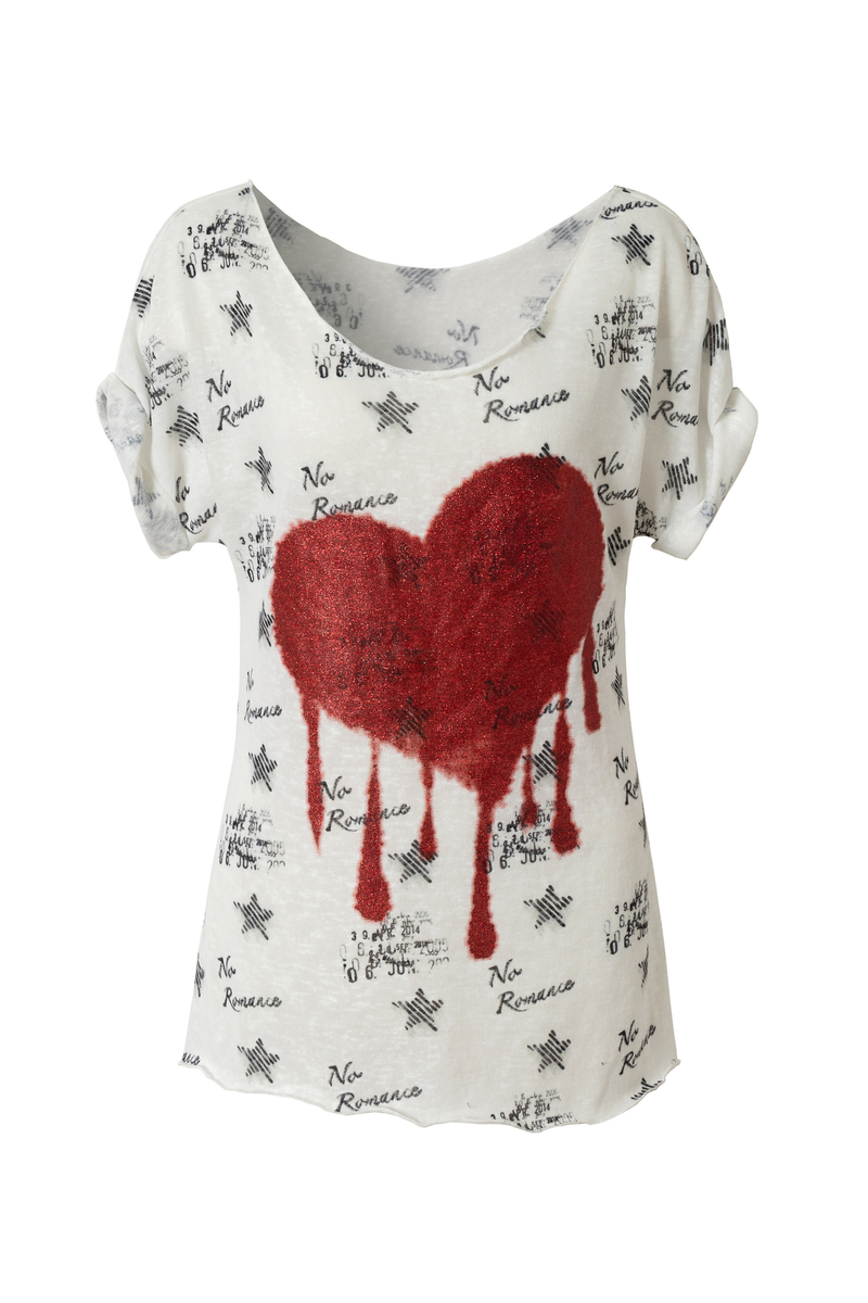 Y2k Tight Print Top