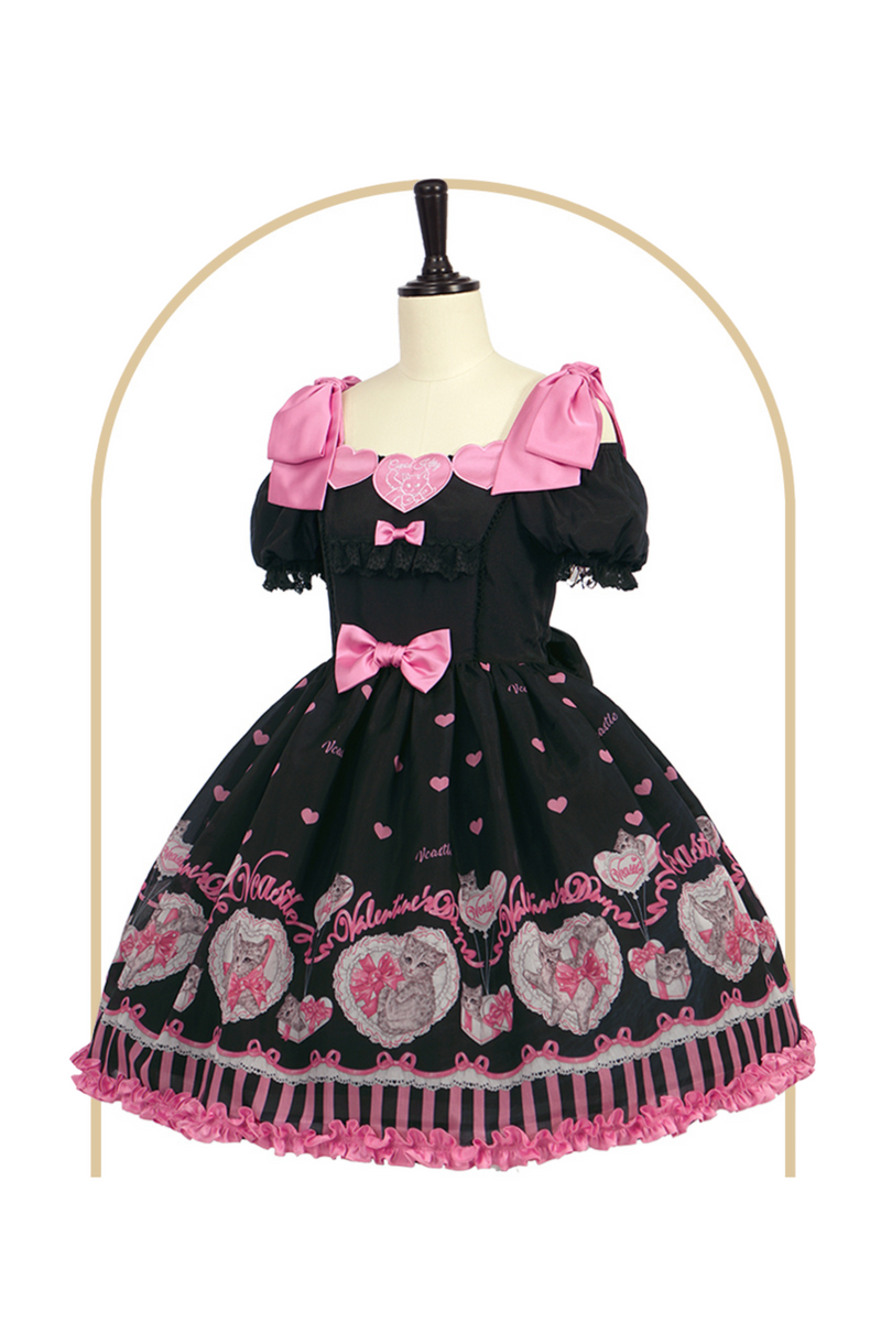 Sweet Girly Cat Jsk + Dress