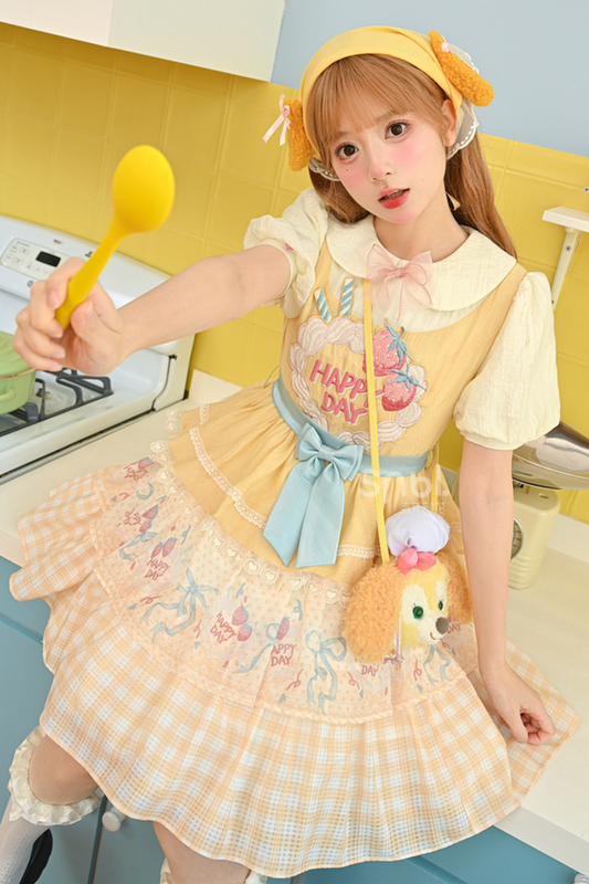 [pre-order] Daily Ribbon Tiered Doll Light Lolita Dress