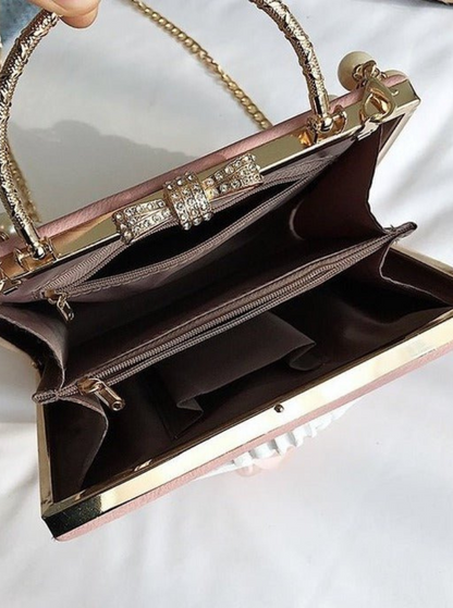 Metal Handle Classical Gothic Chain Bag