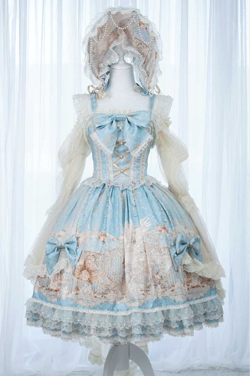 Unicorn Classical Princess Jumperskirt + Top + Bonnet + Catsuit