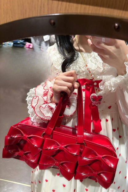 Sweet Dream Ribbon Baguette Bag