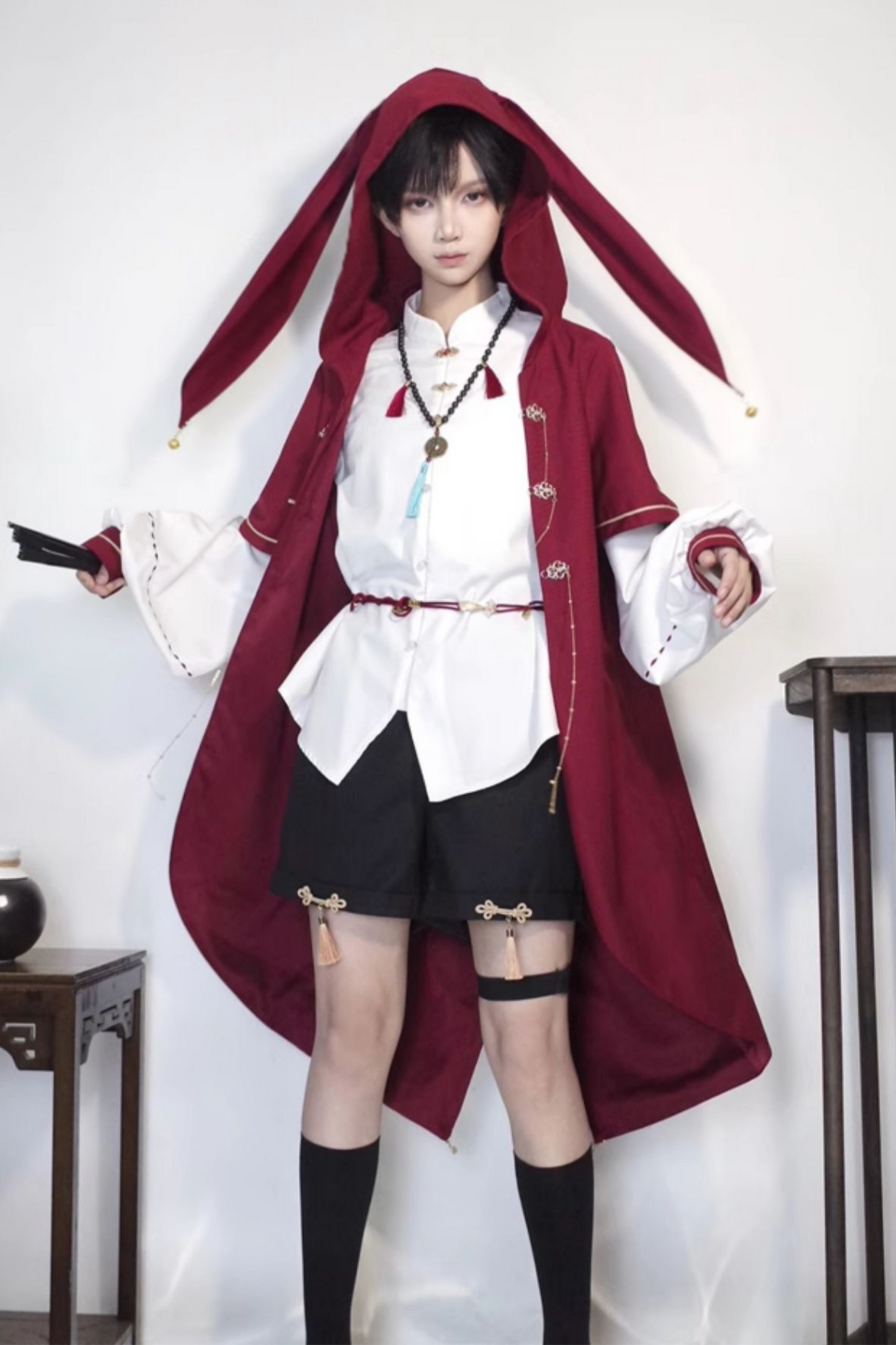 Bunny Hood Prince Outerwear + Shirt + Shorts