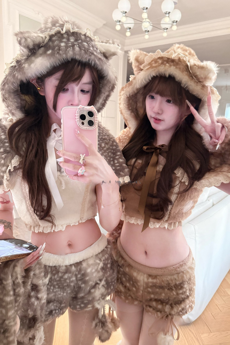 Bambi Cloak + Camisole + Pants