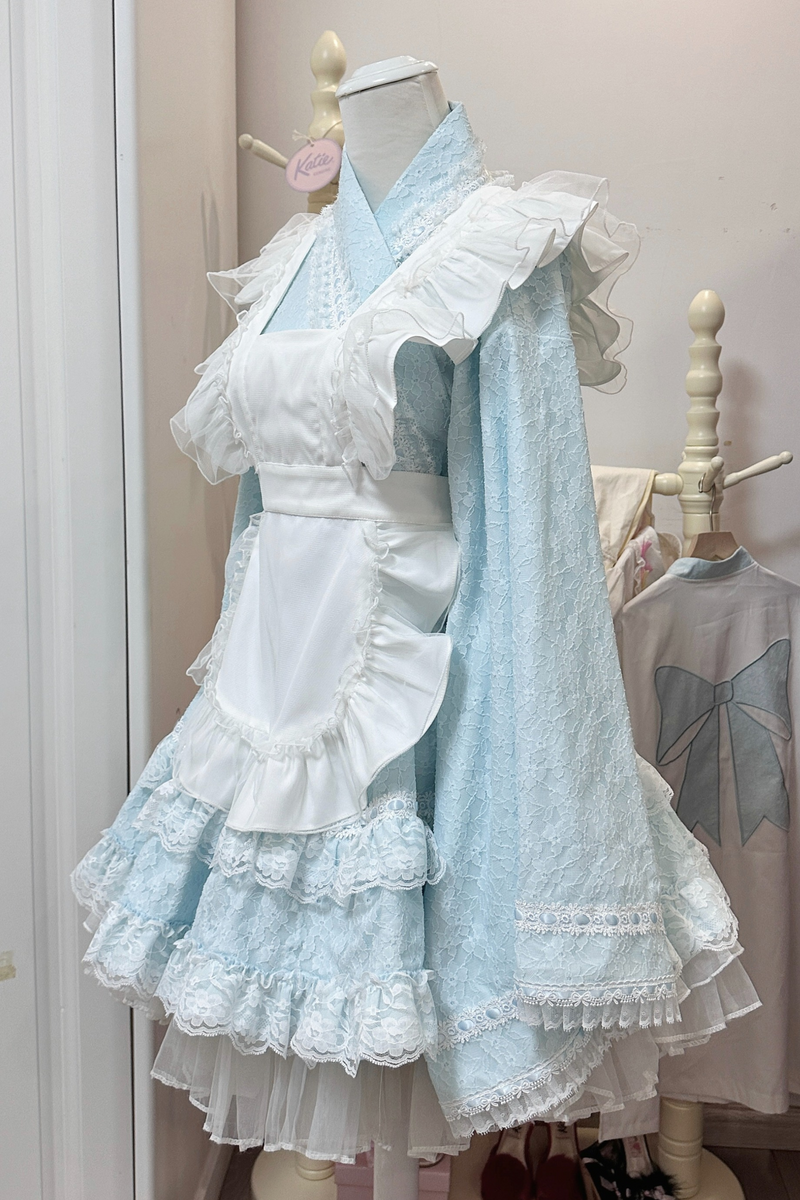 Full Lace Cotton Apron Subculture Skirt