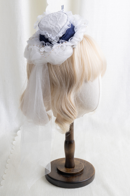 Lace Hat Lolita Clip