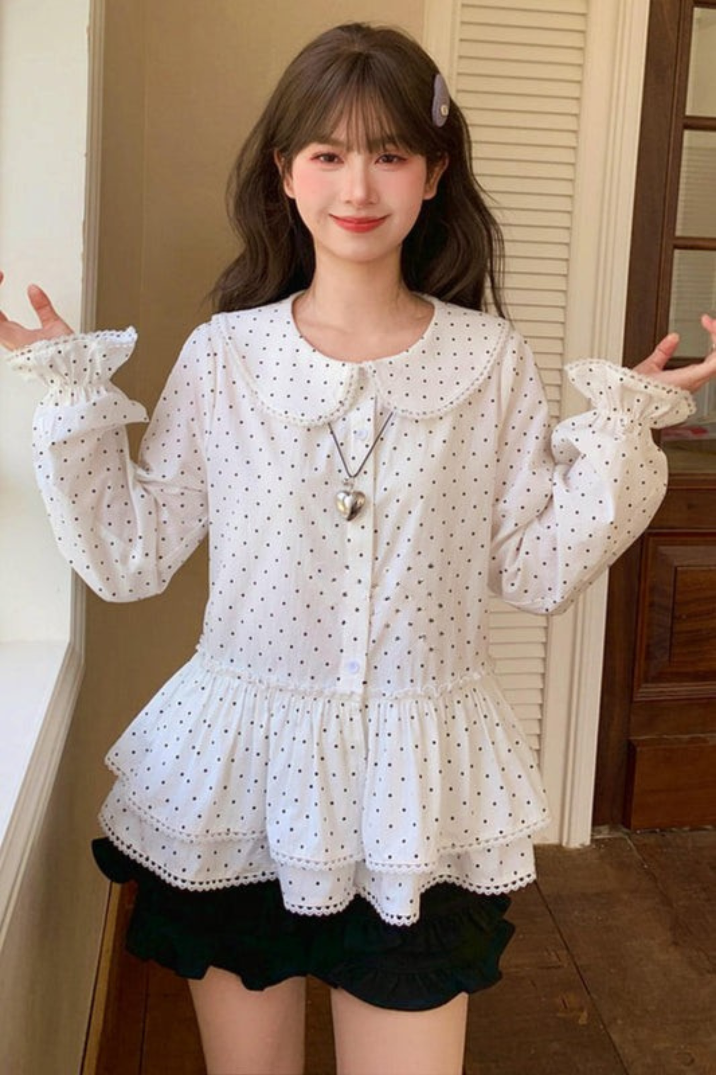 Pure Polka Dot Blouse