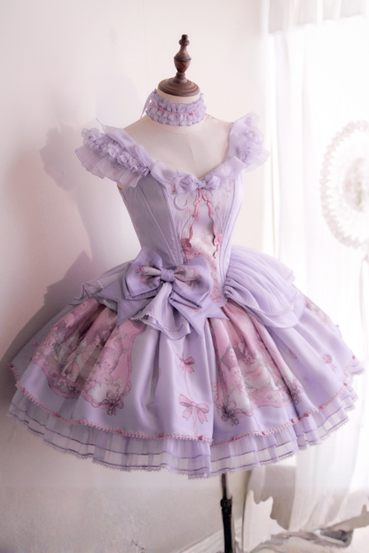 Dreamcore Ballet Lolita Top + Skirt