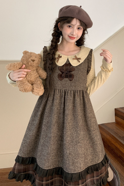 Retro Plaid Dress + Retro Doll Top