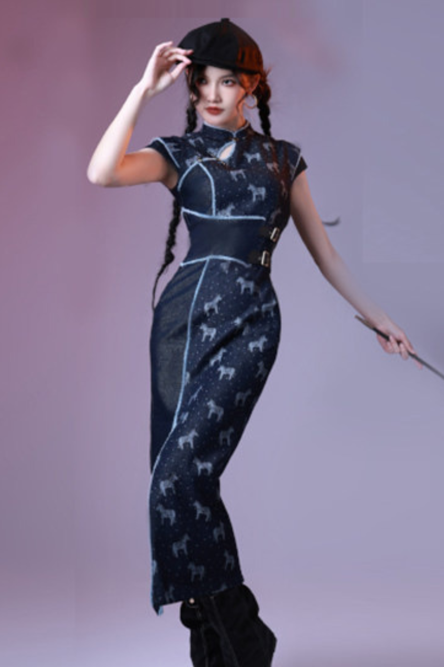 Street Punk Denim Dress
