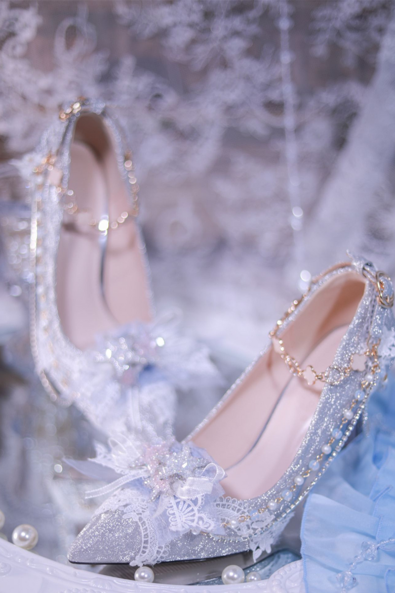 Shiny Wedding Shoes