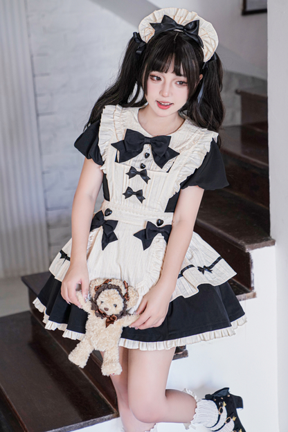 Little Maid Lolita Dress + Apron + Sleeves + Headband