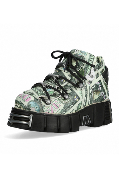Y2k Subculture Platform American Comic Shoes