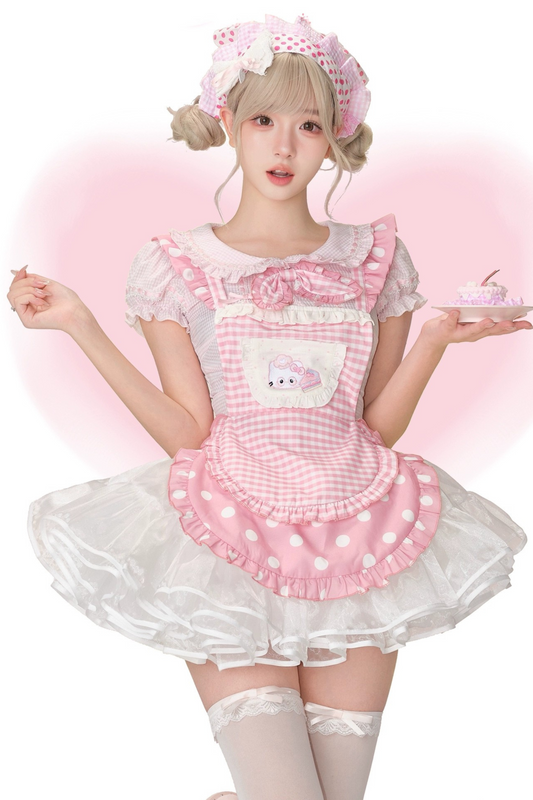 Sweet Dream Shift Top + Ribbon Maid Apron + Skirt