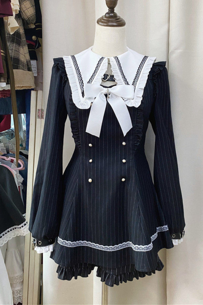 Striped Sailor Dress + Shorts