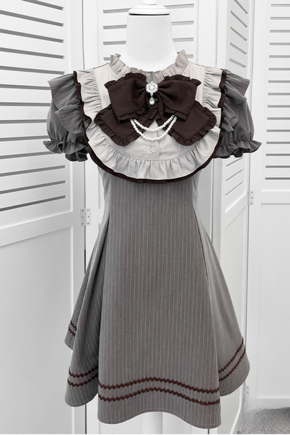 Ribbon Jirai Dark Subculture Dress