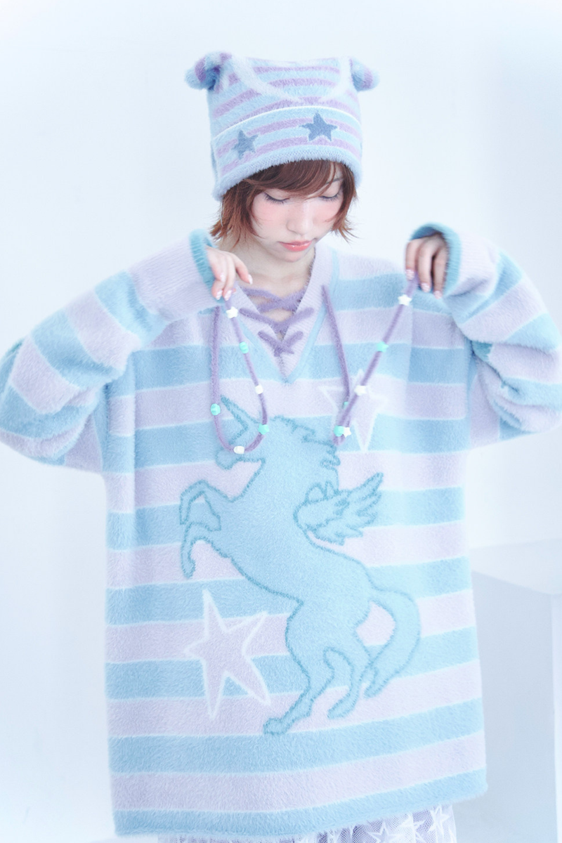 Dreamcore Unicorn Knit Sweater