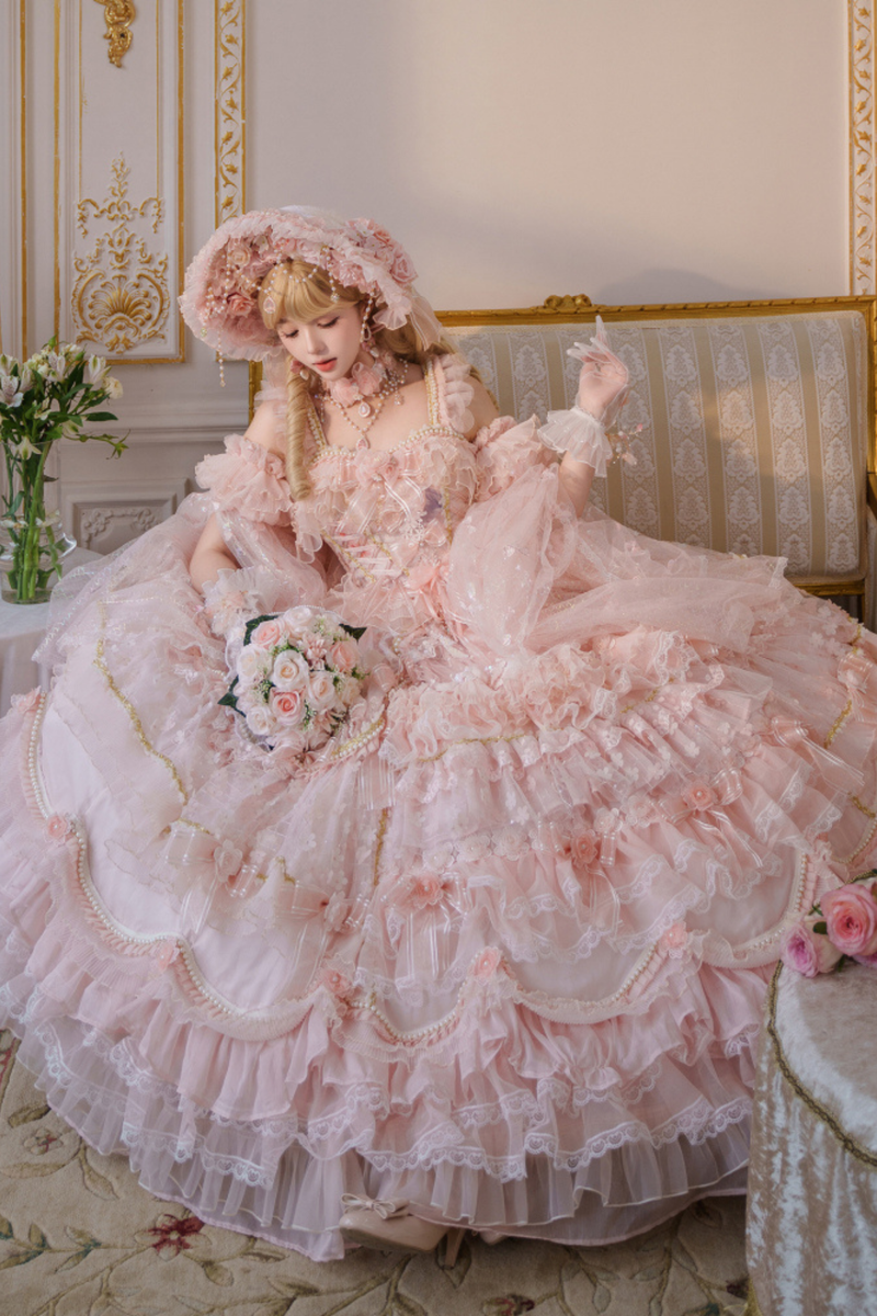 Sweet Tea Party Long Lolita Dress