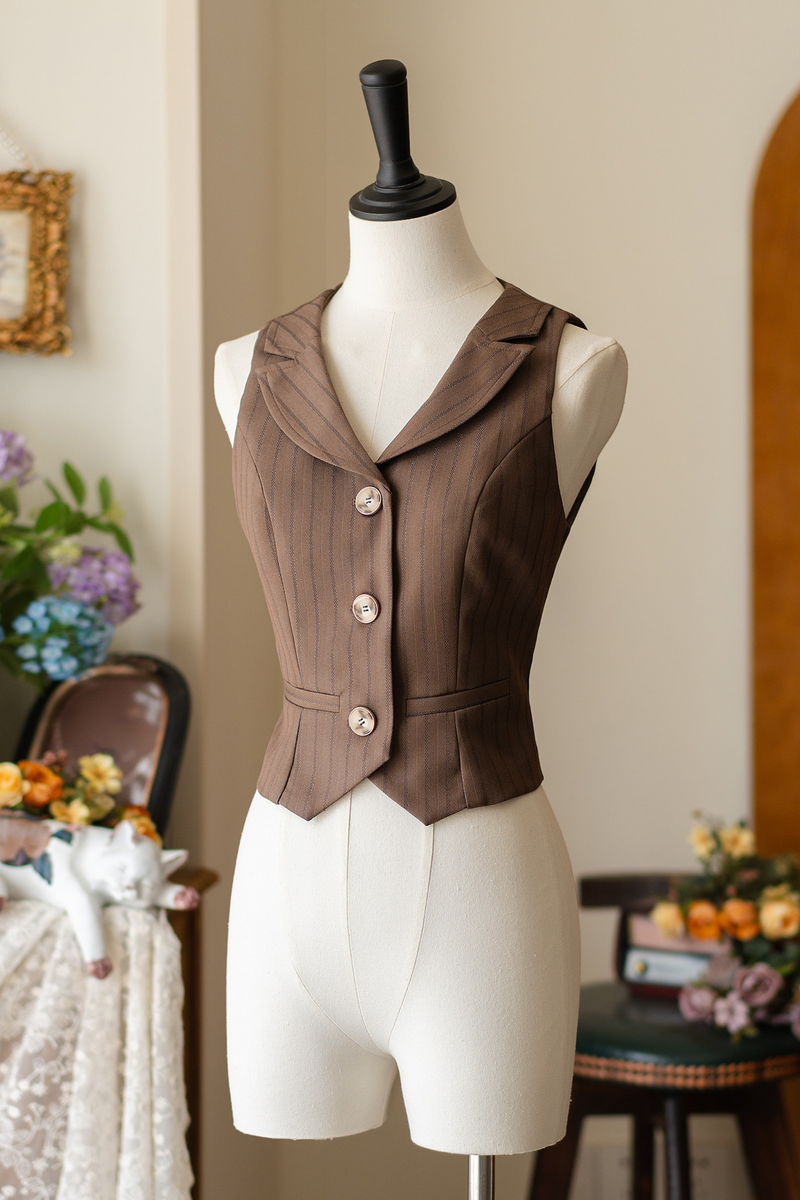 Retro College Vest