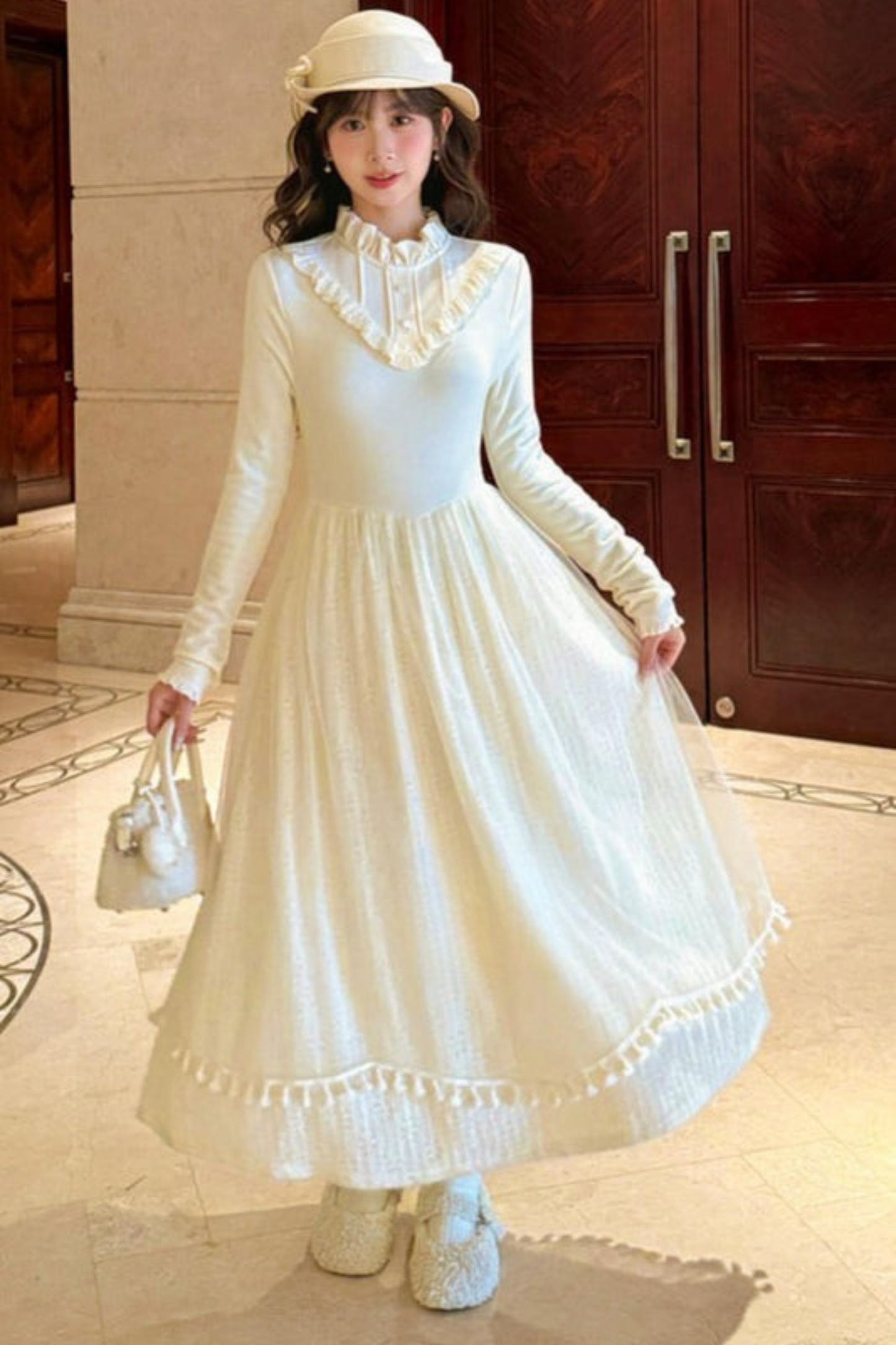 Mori Girl Winter Dress
