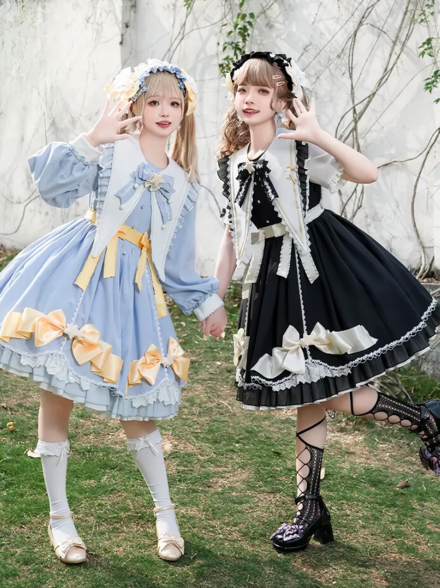 Magical Girl Sleeping Star Ribbon Lolita Dress