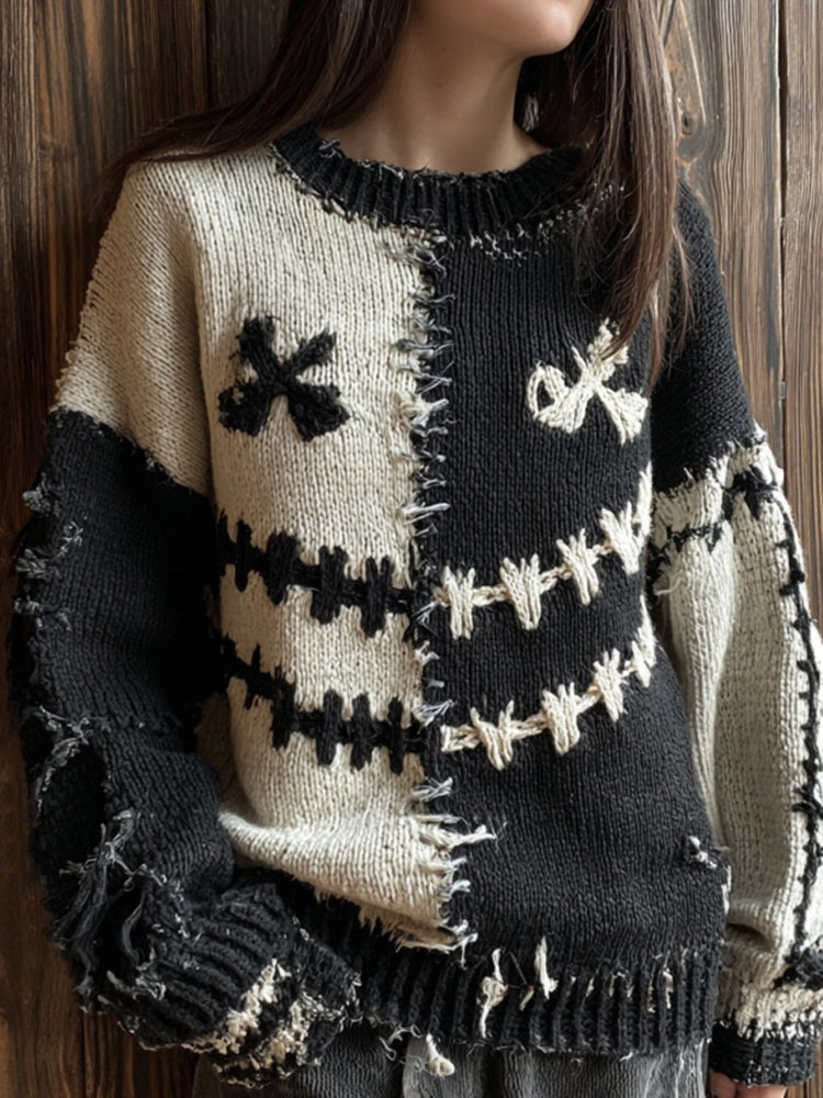 Vintage Inspired Sweater with a Contemporary Edge