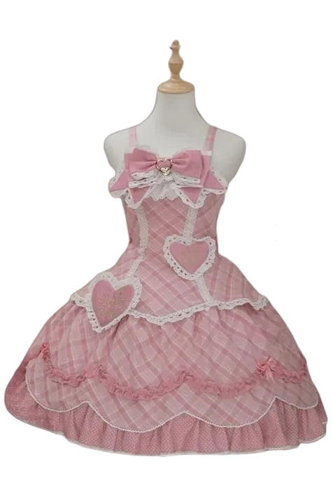 [pre-order Deadline: May 10] Blue/yellow/pink Sweetheart Lolita + Lace Ribbon Jks Dress + Bunny Ear Puff Sleeve Blouse + Bunny Ear Full Set + Cat Ear Full Set