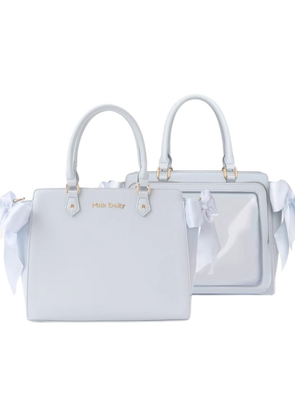 Logo Ribbon Tote Bag