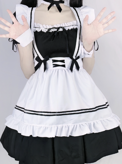 Puff Ruffle Dress + Apron