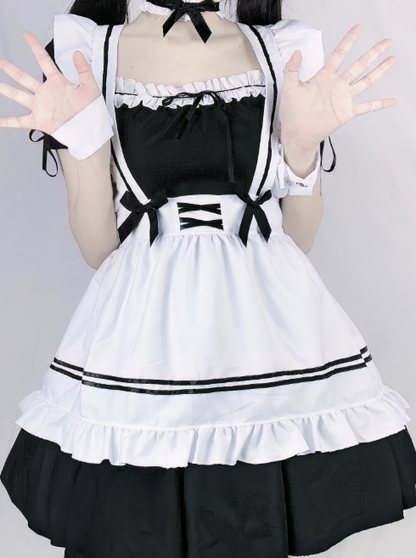 Puff Ruffle Dress + Apron