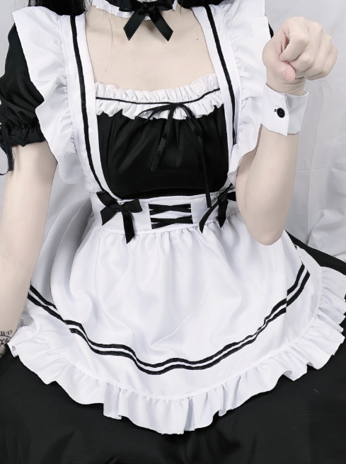 Puff Ruffle Dress + Apron