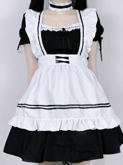 Puff Ruffle Dress + Apron