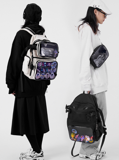 Clear Bag Backpack Style Ita Bag