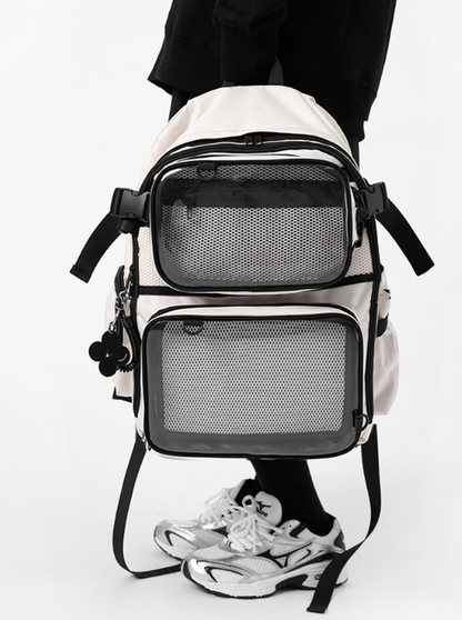 Clear Bag Backpack Style Ita Bag