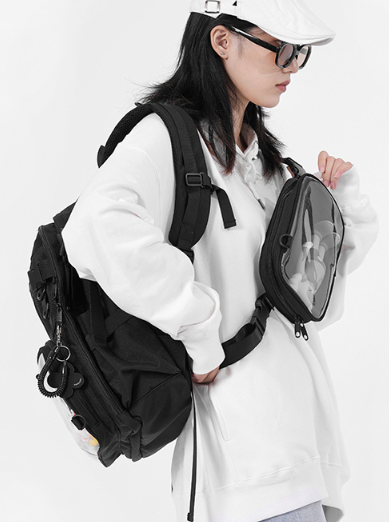 Clear Bag Backpack Style Ita Bag