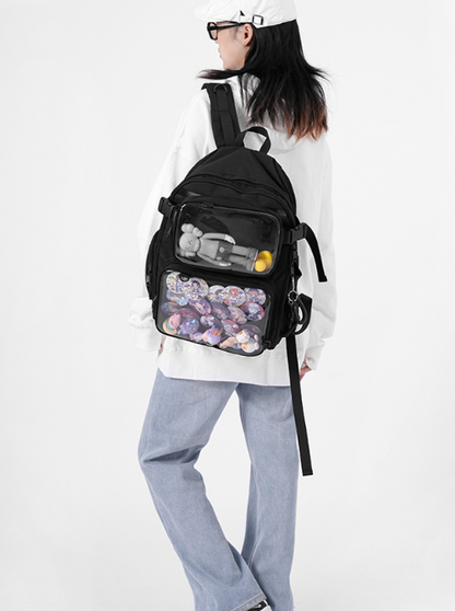 Clear Bag Backpack Style Ita Bag