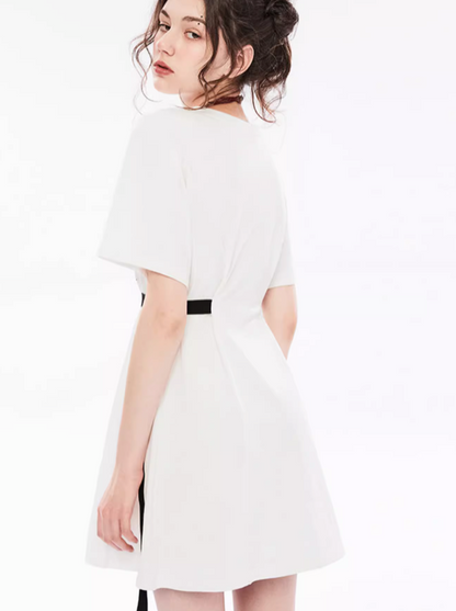 Punk Dark Waist T Shirt Dress