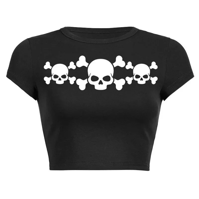 Skull Crop Top