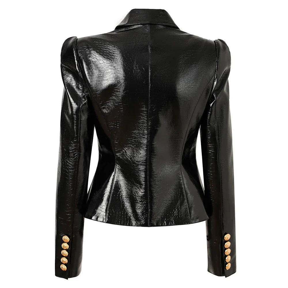 Leather Blazer