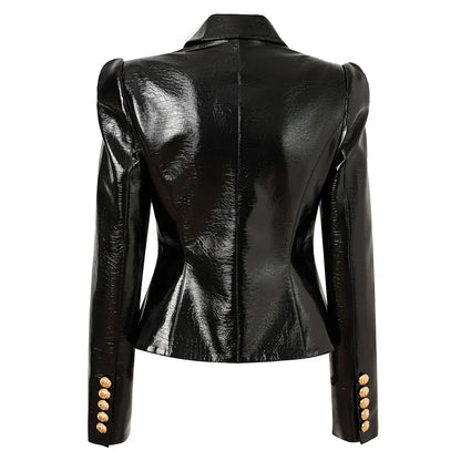 Leather Blazer