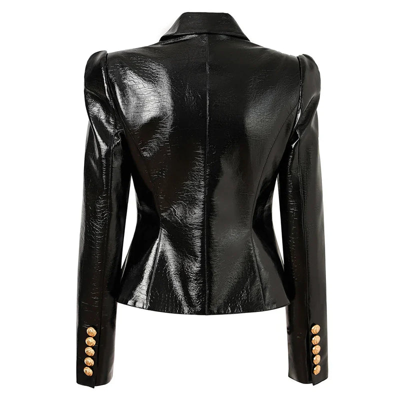 Leather Blazer
