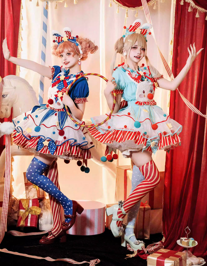 [pre-order] Circus Piero Bunny Dress Set Complete