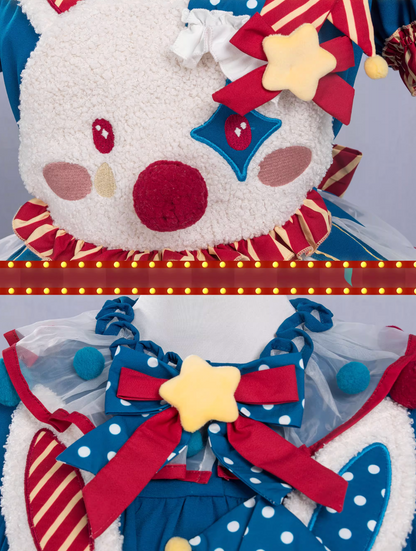 [pre-order] Circus Piero Bunny Dress Set Complete